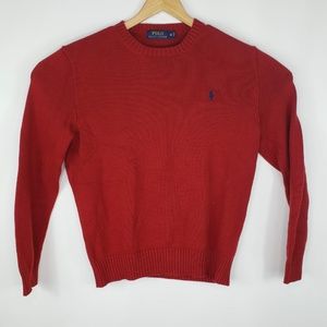 Polo by Ralph Lauren Crewneck Red Sweater Med